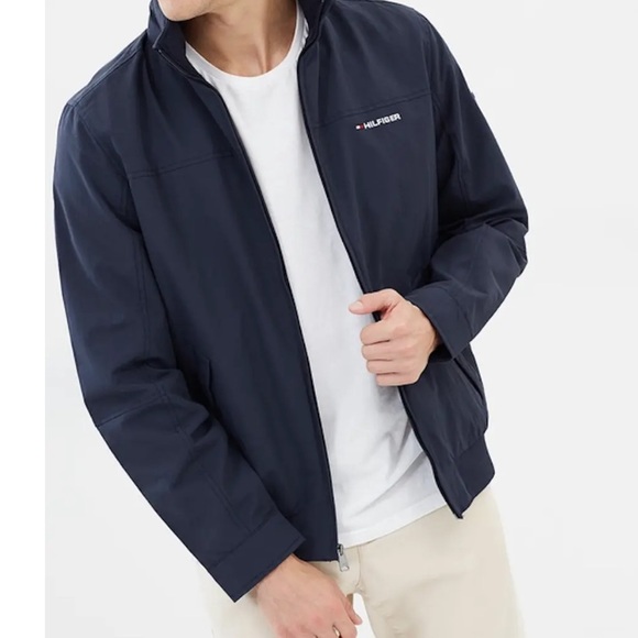 Tommy Hilfiger Yachting Jacket Lined with Mesh Windbreaker w Hood - Picture 8 of 16